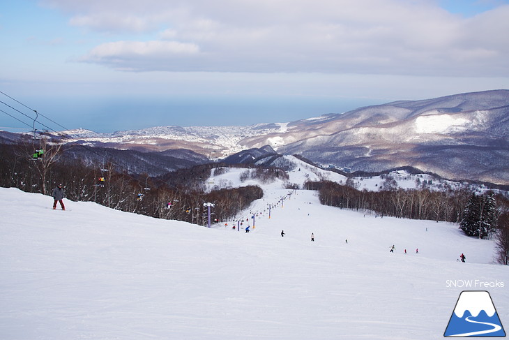 朝里川温泉スキー場 変化に富んだゲレンデでお手軽パウダースノーを満喫♪